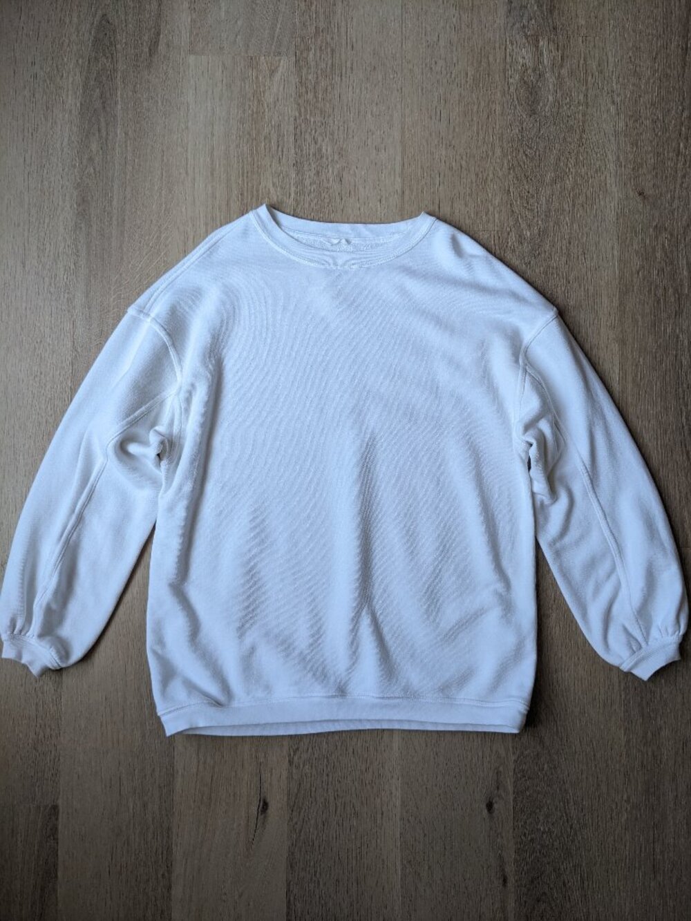 Aerie White Oversized Long Sleeve Tee, Light Sweater — XXS